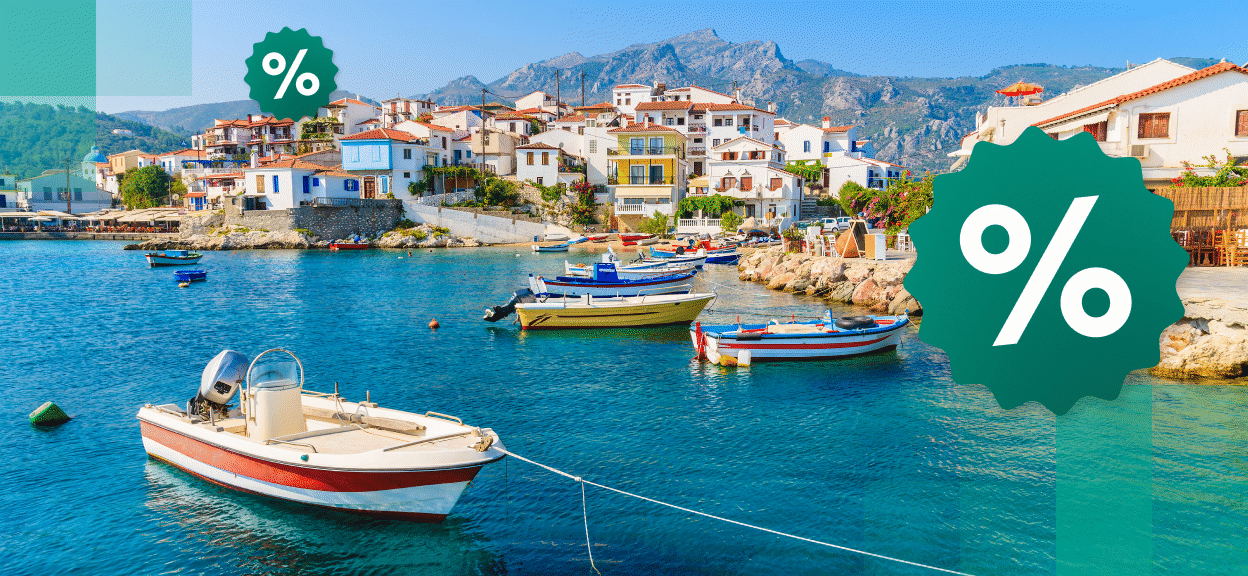 A landscape with majestic mountains and lush green valleys.